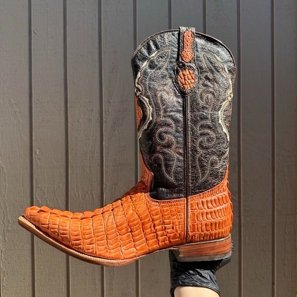 #60 Crocodile Design Boot with Details, Model 980 main image 4